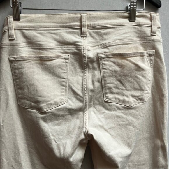Ralph Lauren Jeans Co beige straight leg high rise denim Sz 12 - Picture 4 of 10